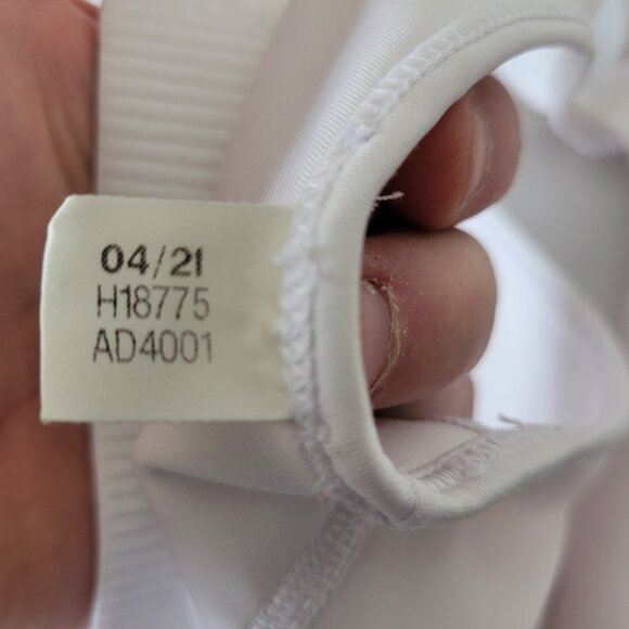 Adidas Sport Bras Support Mesh Racerback - Black & White - Lot of 4 - Size Med - Picture 12 of 12